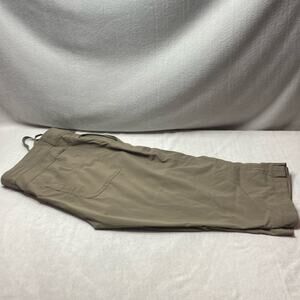 Prana Khaki walking shorts/capris size 10